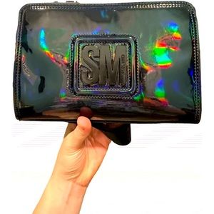 Steve Madden rare NWT Black Blima  patent leather viral Tick Tock bag.